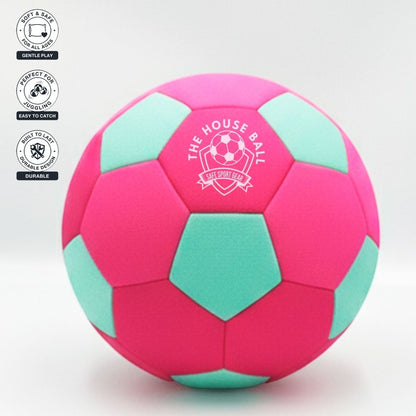The Pink House Ball - Original Soft and Safe Football Size 4