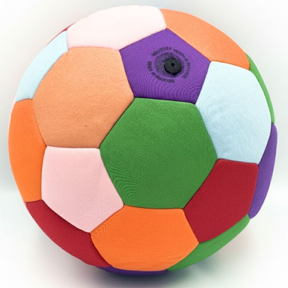 close-up detail of The House Ball on a white background